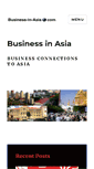 Mobile Screenshot of business-in-asia.net